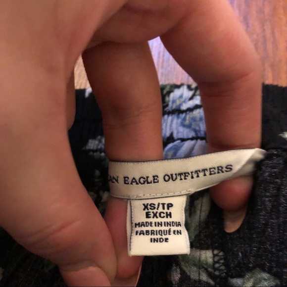 NWOT AEO Floral Wide Leg Pants - Picture 5 of 5